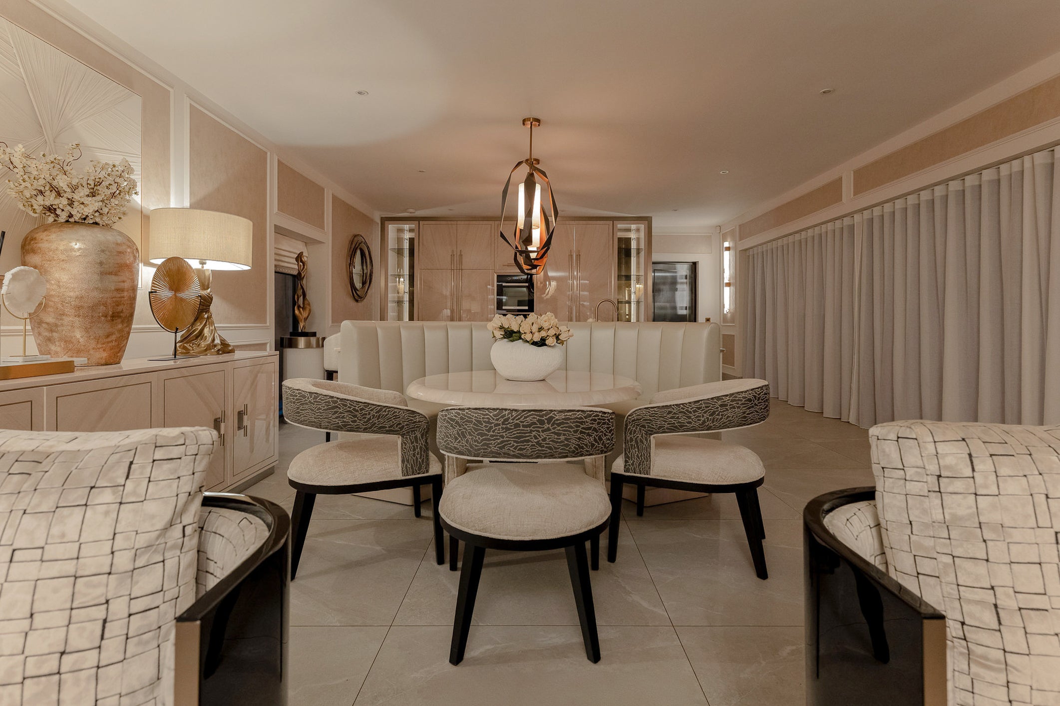 The Lake House interior detail, Cheshire