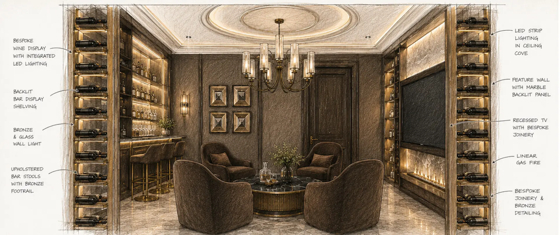 Private Home interior design, London