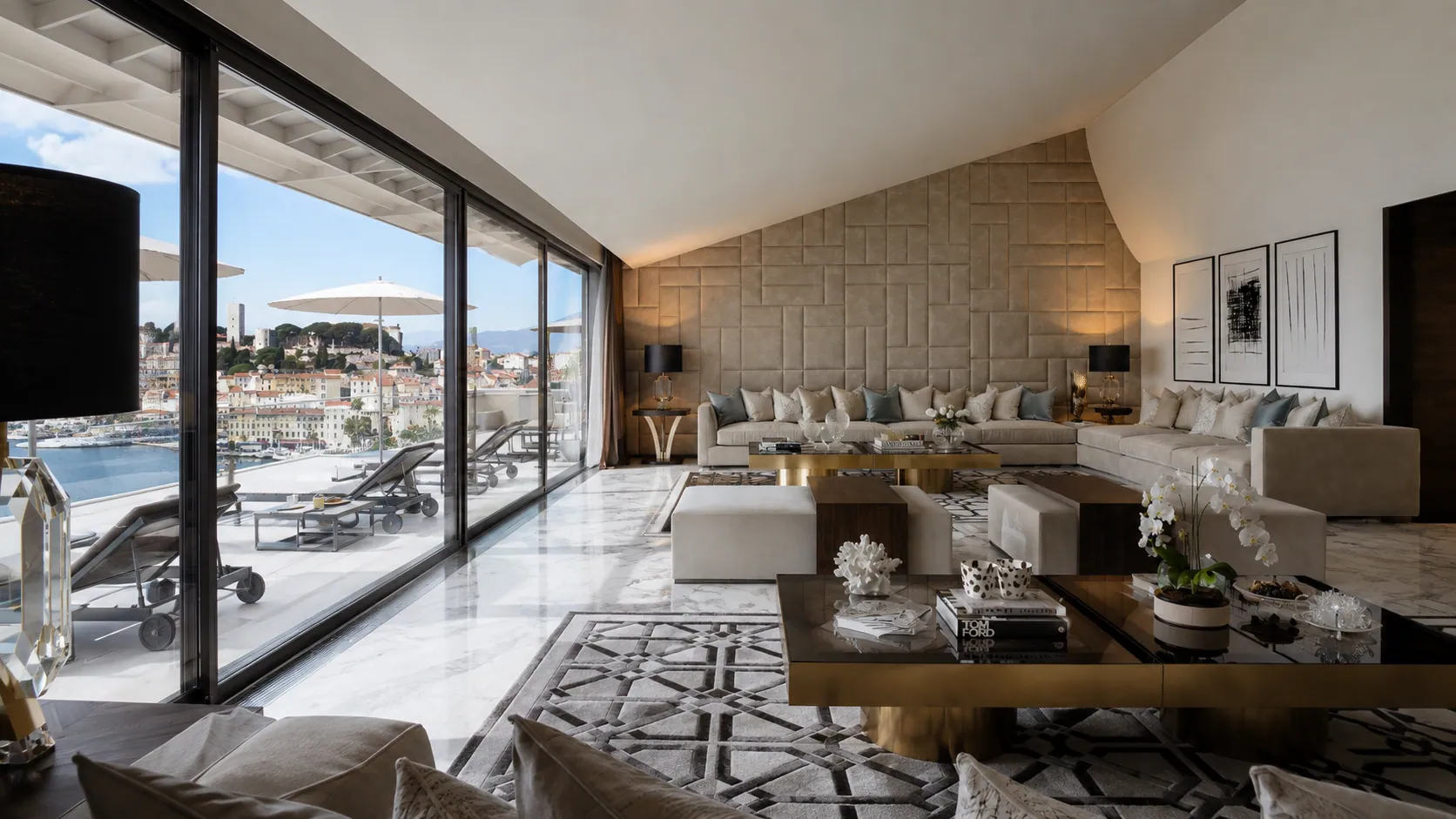 Cannes Penthouse interior, Cannes, France