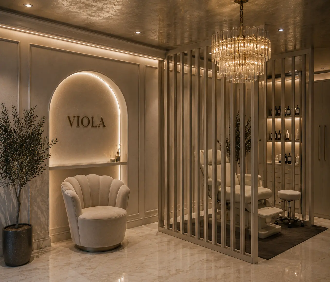 Viola interior detail, Beauty, Aesthetics & Wellbeing — Liverpool