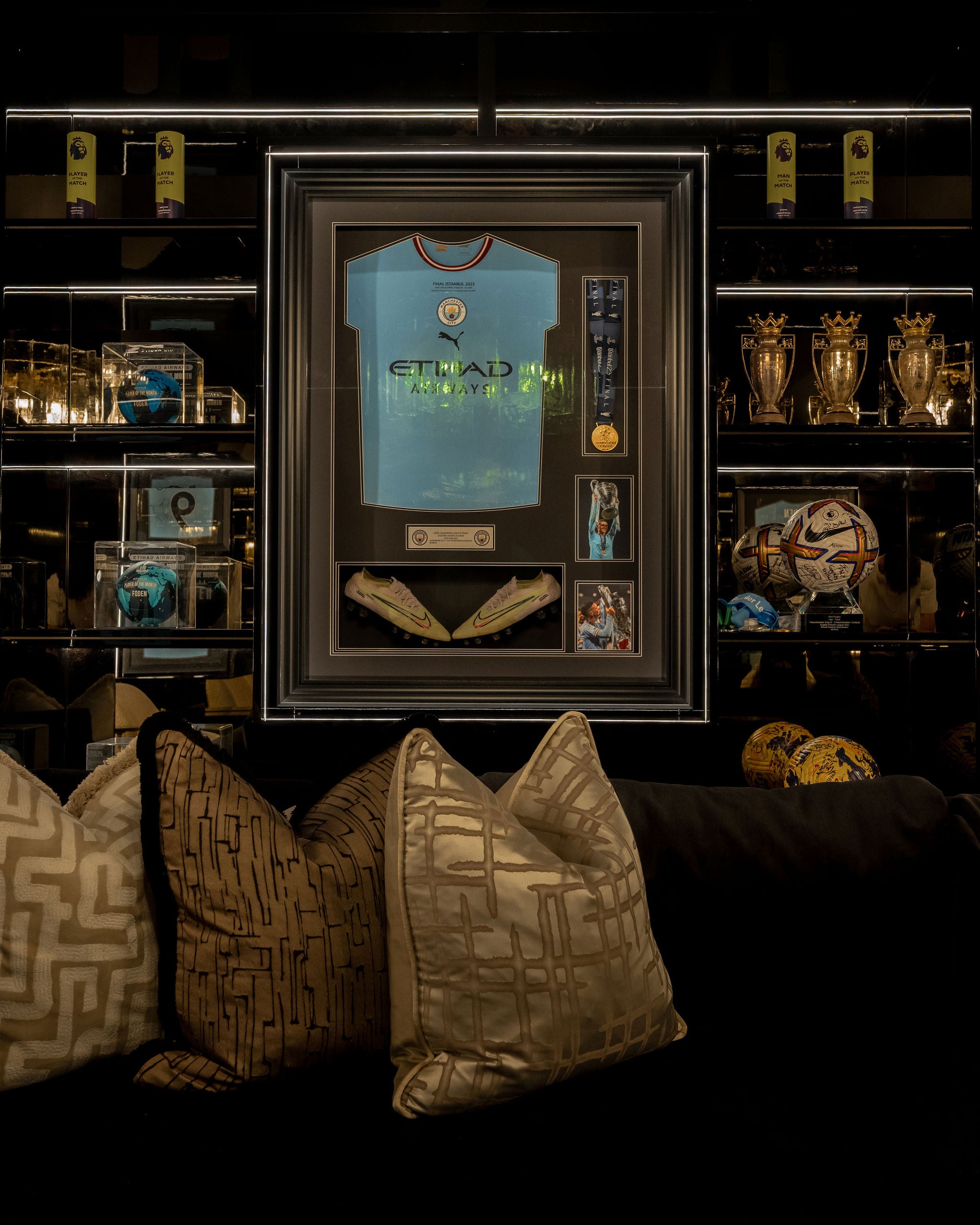Trophy Lounge interior detail, Cheshire