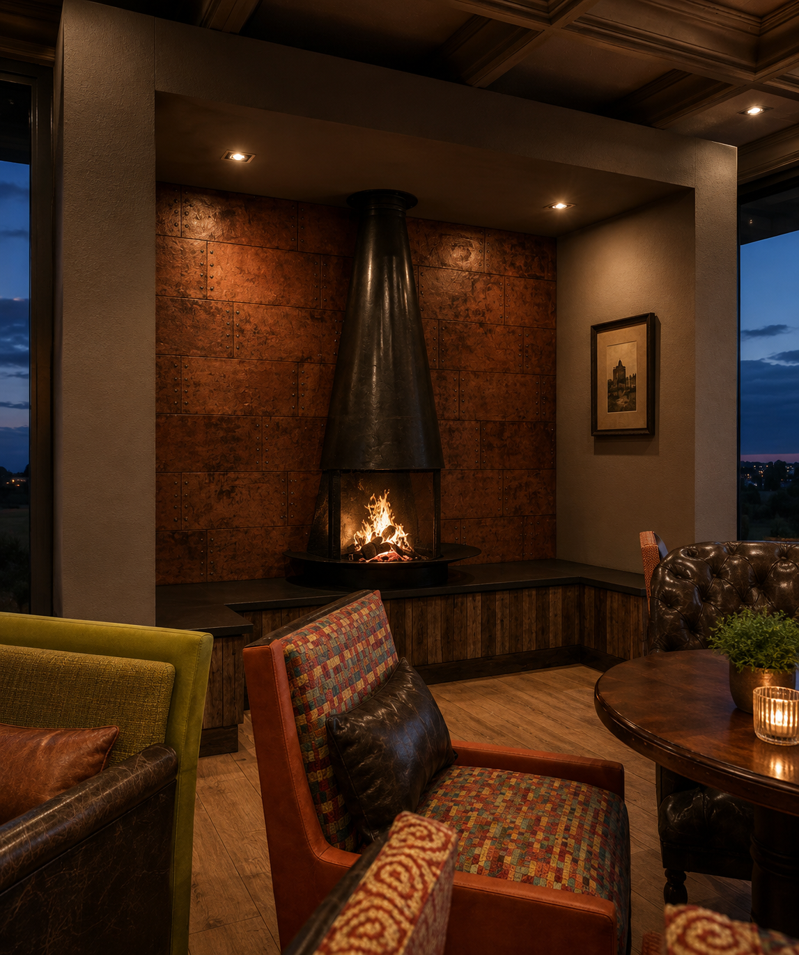 Restaurant and Bar interior detail, Corsham