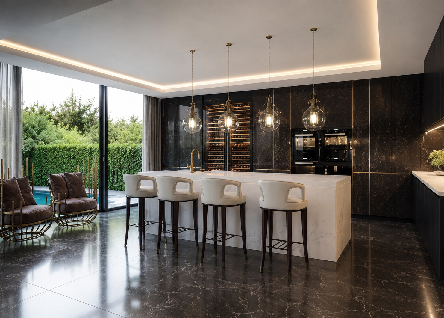 West Bay Private Villa interior, Doha, Qatar
