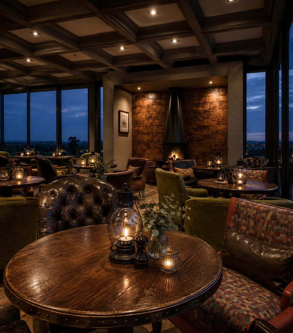 Restaurant and Bar interior detail, Corsham