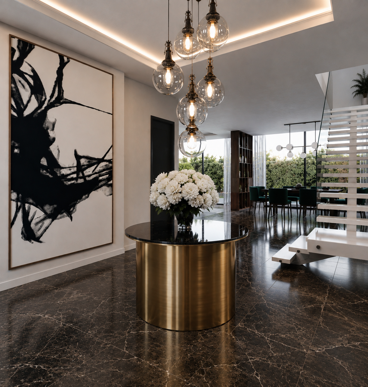West Bay Private Villa interior detail, Doha, Qatar