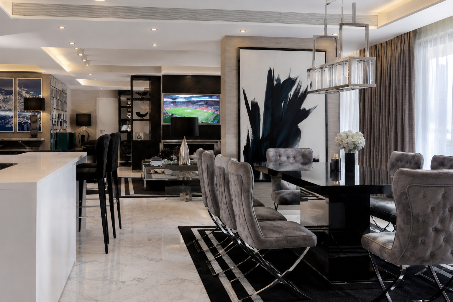 City Suites Penthouse residential interior design, Manchester City