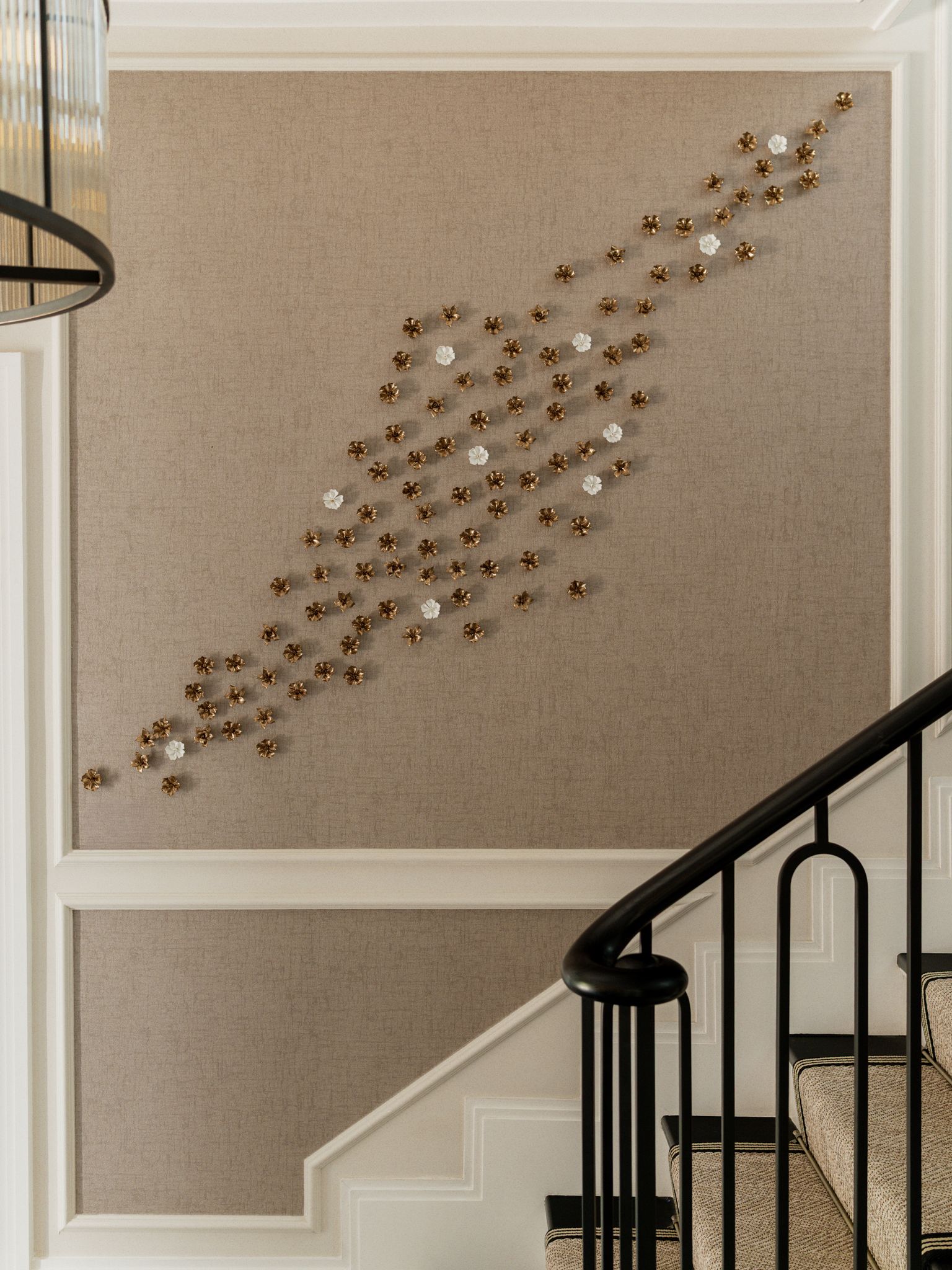 Handcrafted cabinetry at The White House by Cox Jones Interiors