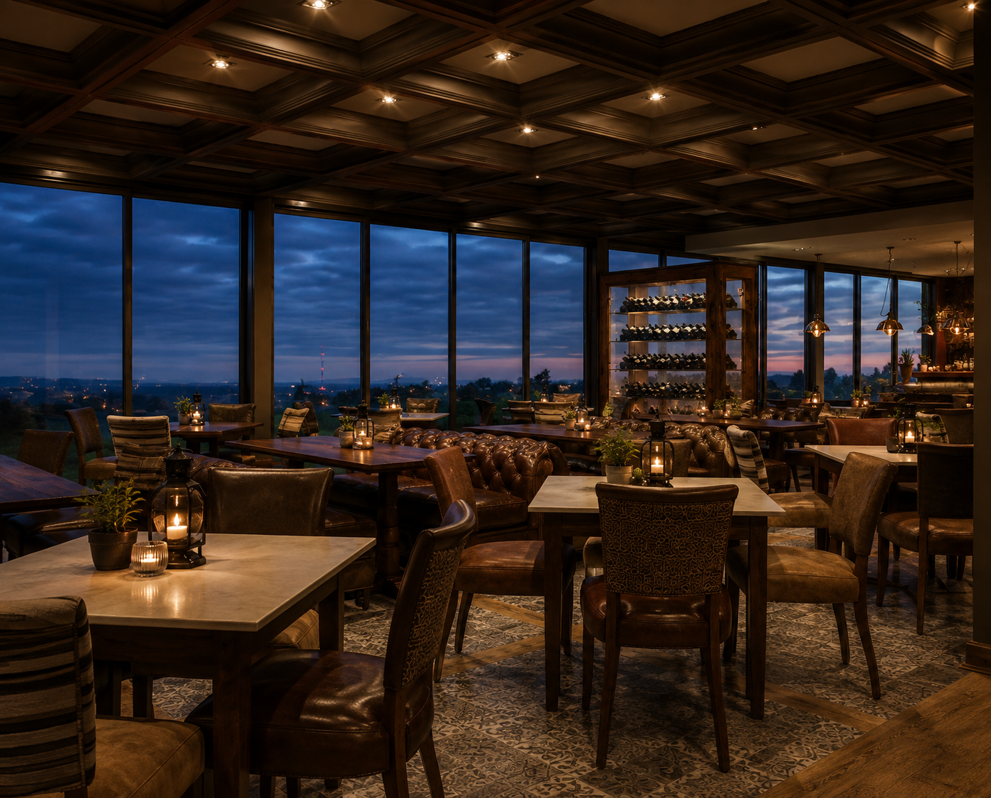 Restaurant and Bar interior, Corsham