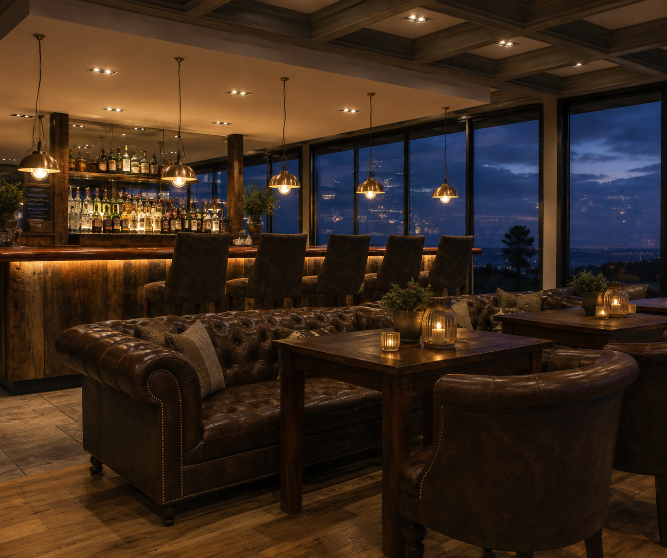 Restaurant and Bar interior detail, Corsham