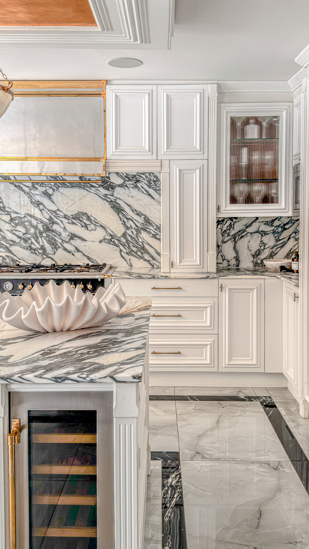 A kitchen that makes a statement, quietly at Sefton Villa by Cox Jones Interiors