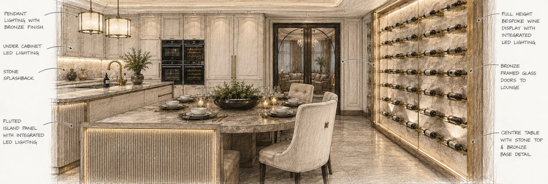 Private Home interior design, Cheshire