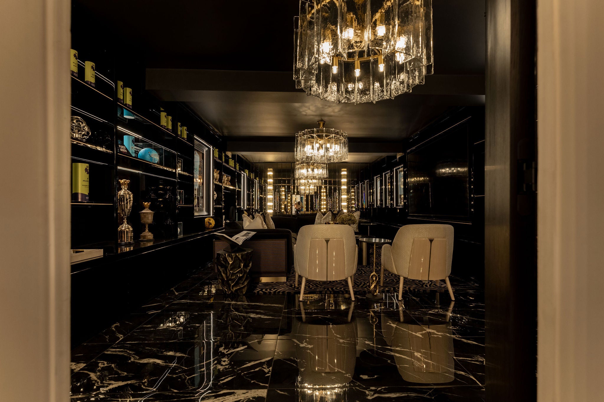 Trophy Lounge interior detail, Cheshire