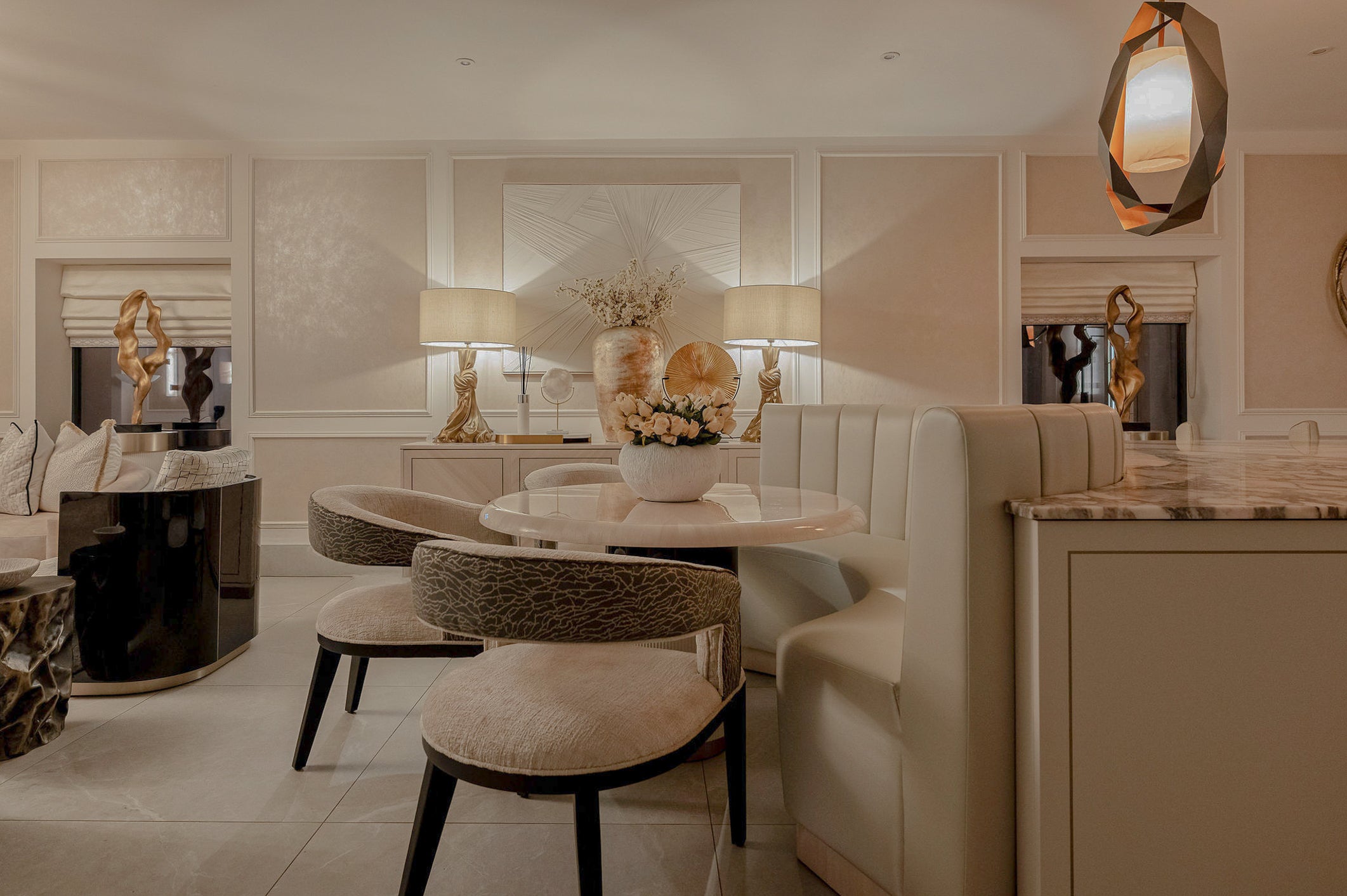 The Lake House interior, Cheshire