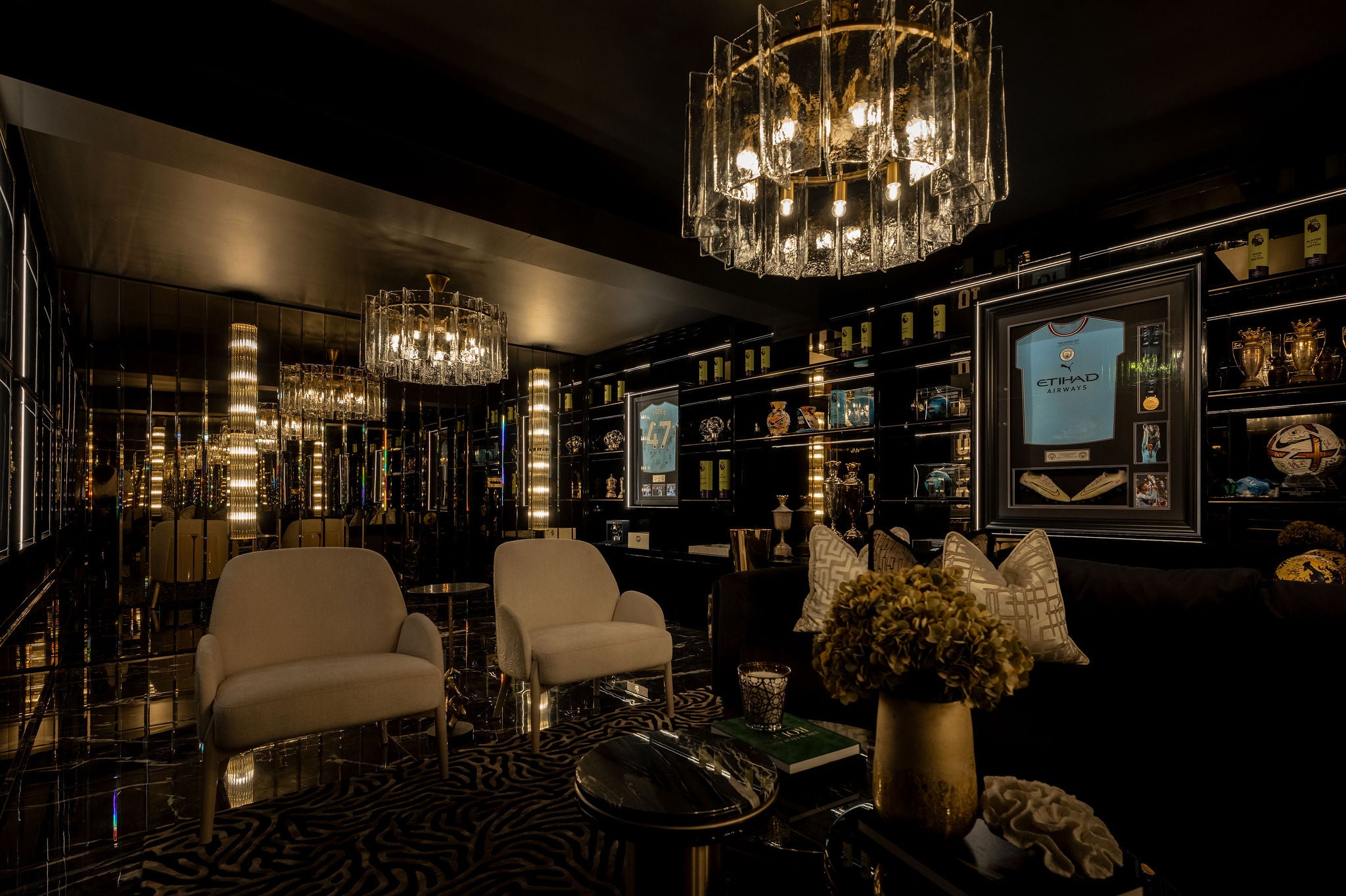 Trophy Lounge interior detail, Cheshire