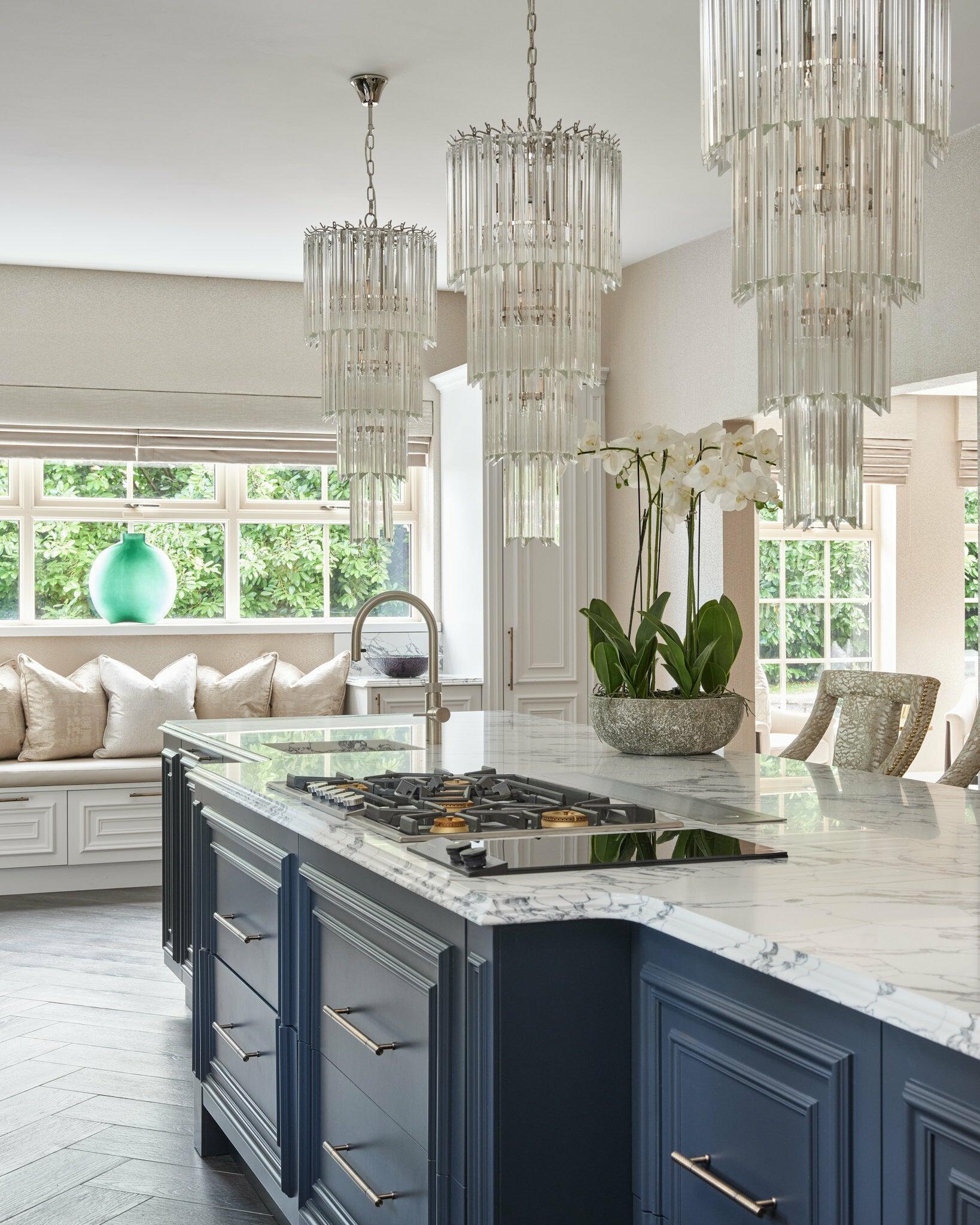 Bespoke kitchen in a Midlands private mansion by Cox Jones Interiors