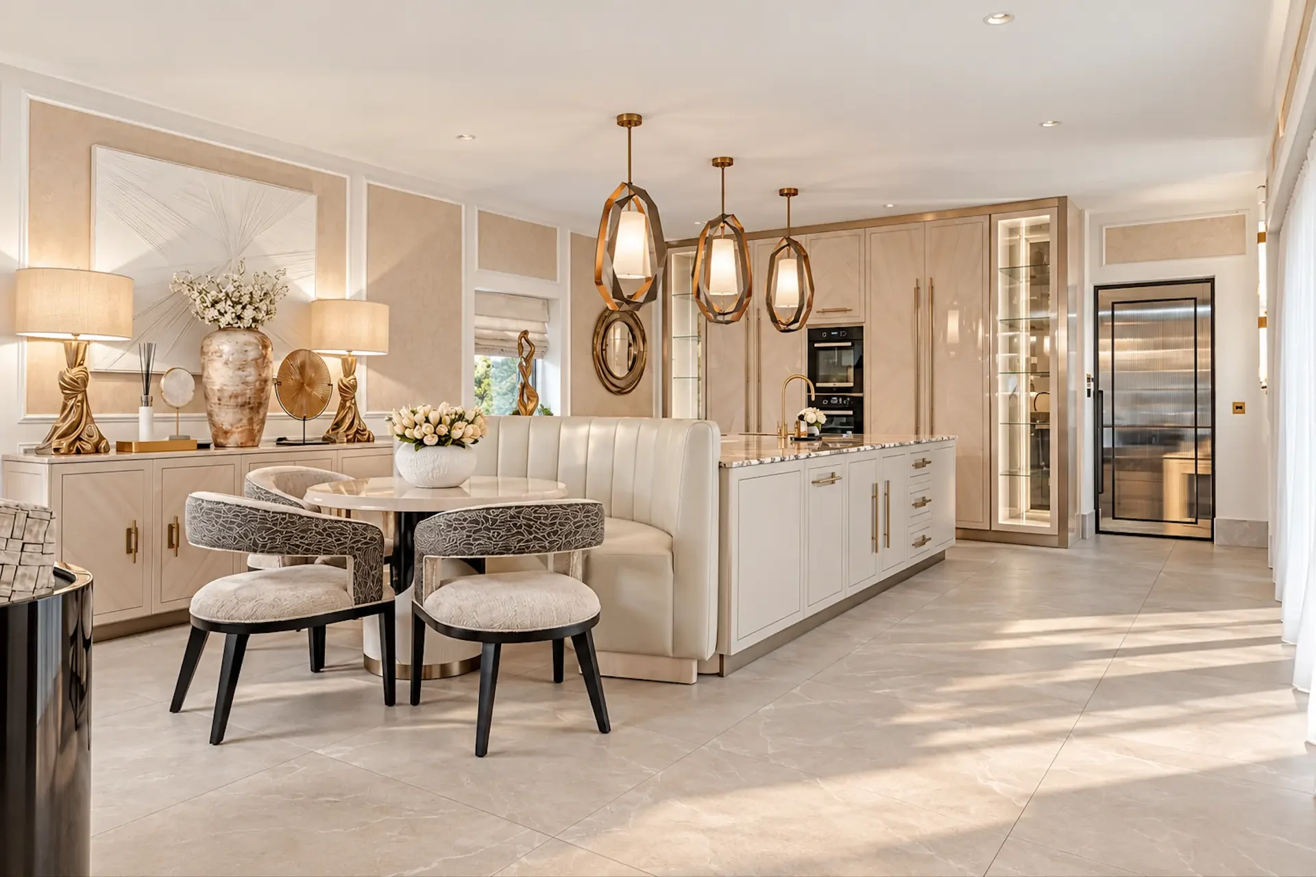 The Lake House interior detail, Cheshire