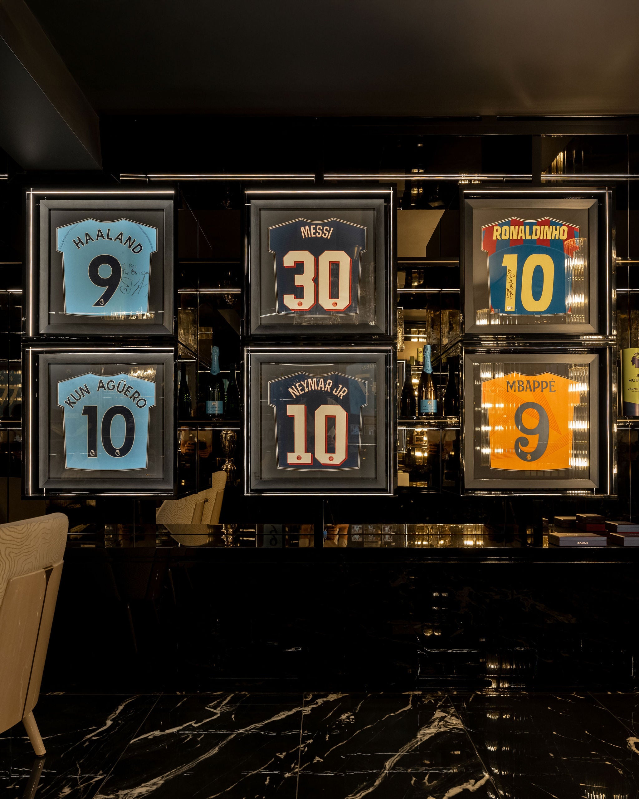 Trophy Lounge interior detail, Cheshire