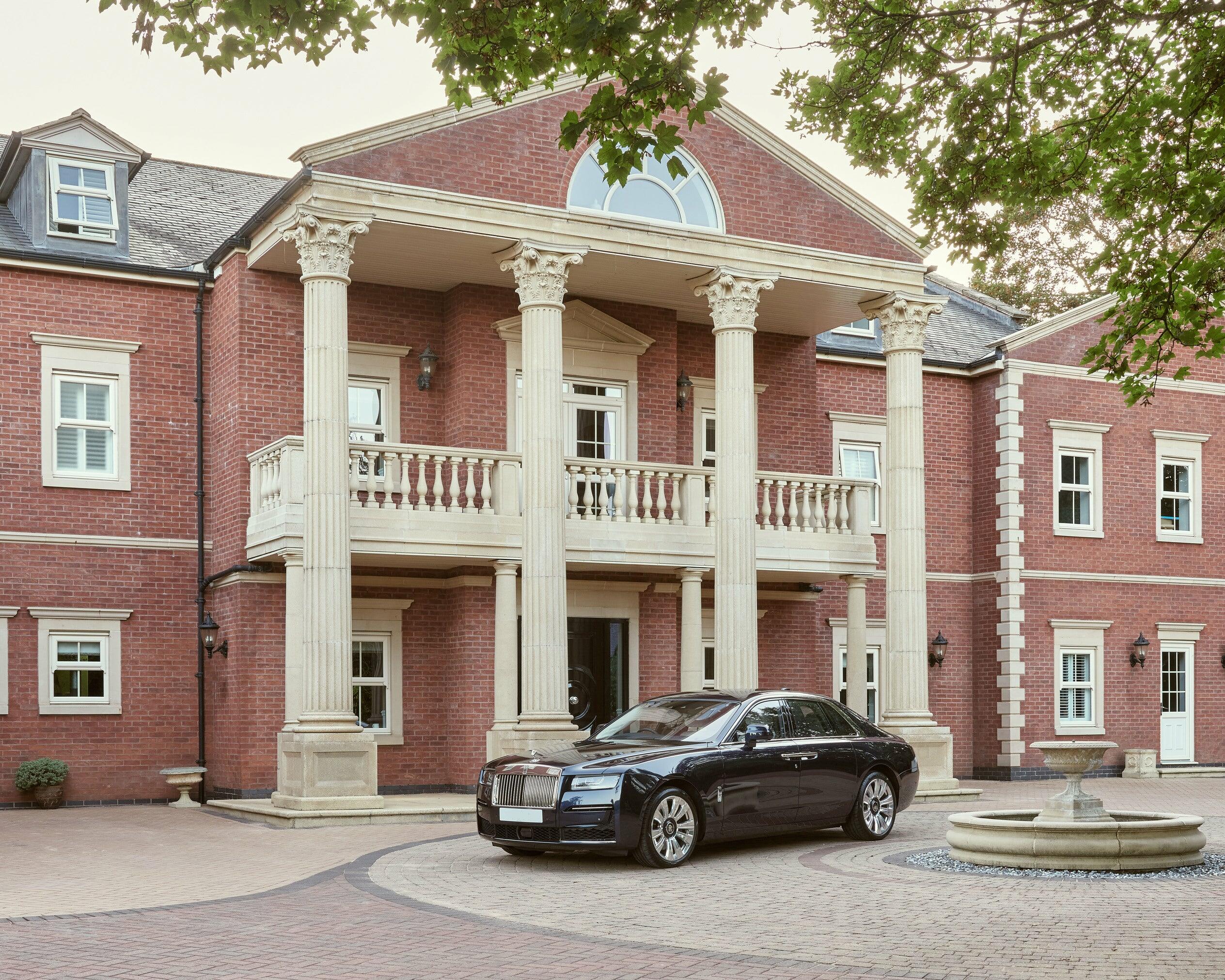 Grand entrance hall of a private mansion designed by Cox Jones Interiors